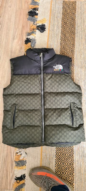 north face gucci bodywarmer